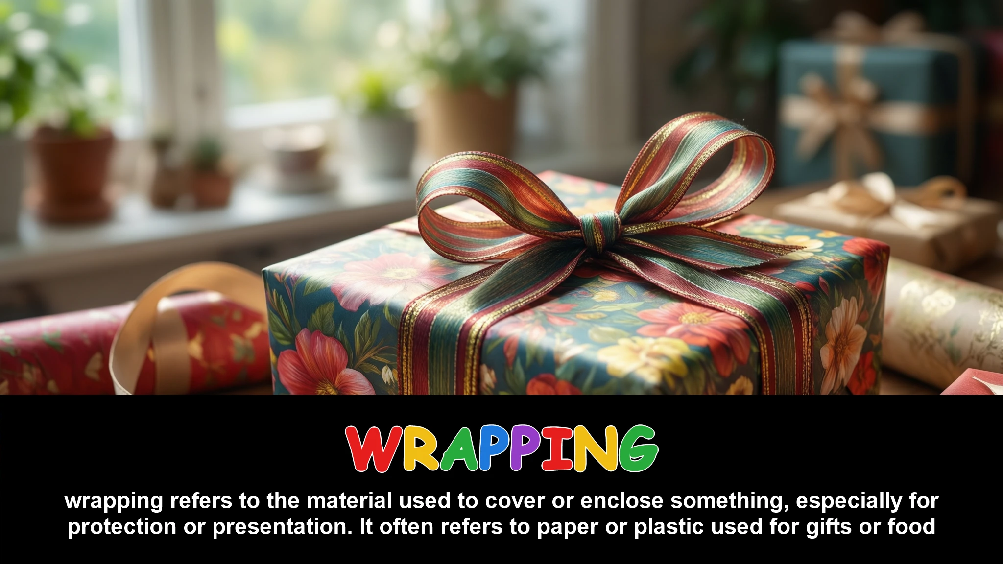 English Illustration for wrapping